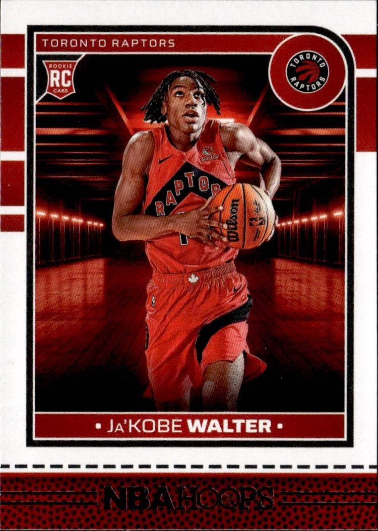 2024-25 Hoops Basketball - Base #249 Toronto Raptors, Ja'Kobe Walter