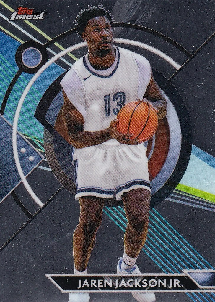 2023-24 Finest Basketball - Base #58 Memphis Grizzlies, Jaren Jackson Jr.