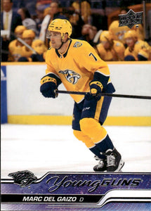 2023-24 Upper Deck Series 2 Hockey - Base - Young Guns #498 Marc Dell Gaizo - Nashville Predators