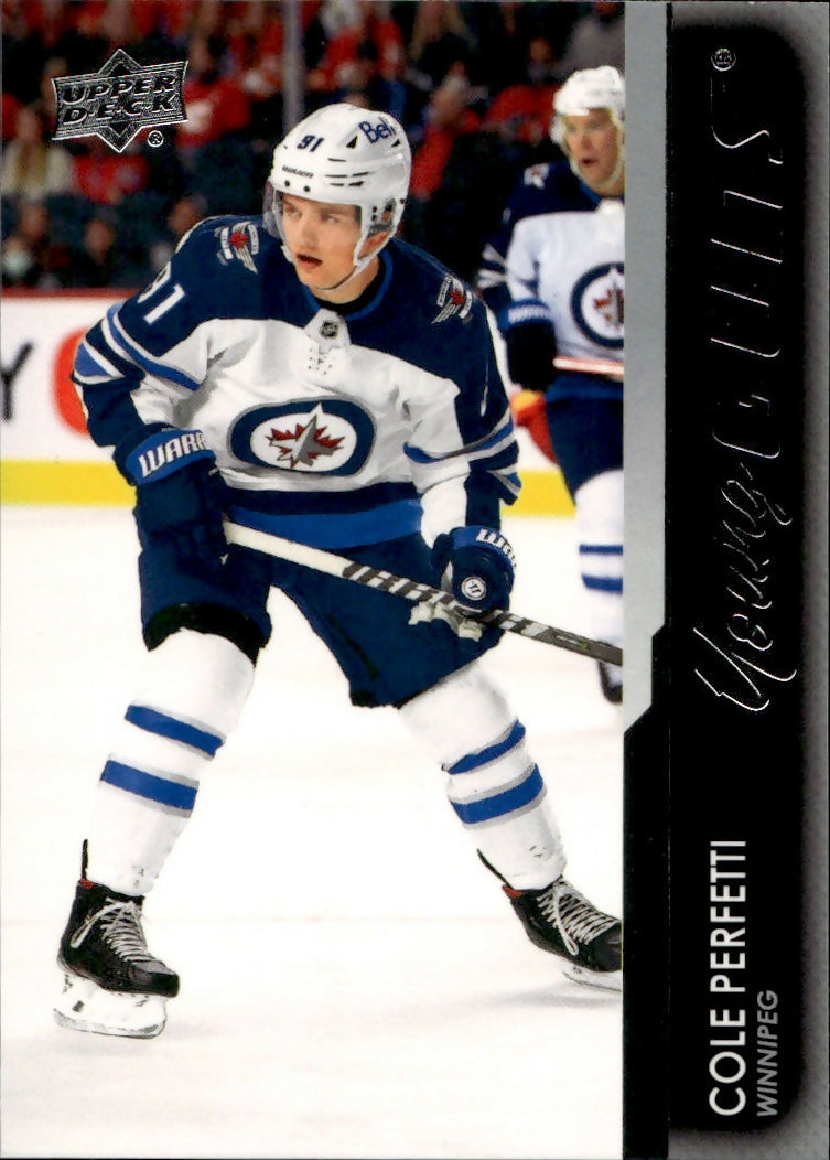 2021-22 Upper Deck Series 2 Hockey - Base - Young Guns #446 Cole Perfetti - Winnipeg Jets - A
