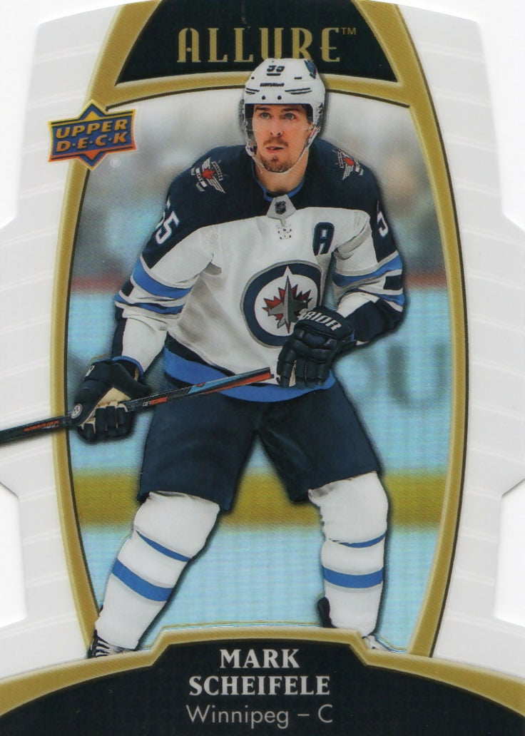 2019-20 Upper Deck Allure Hockey - Base - White Rainbow #41 Mark Scheifele - Winnipeg Jets - A