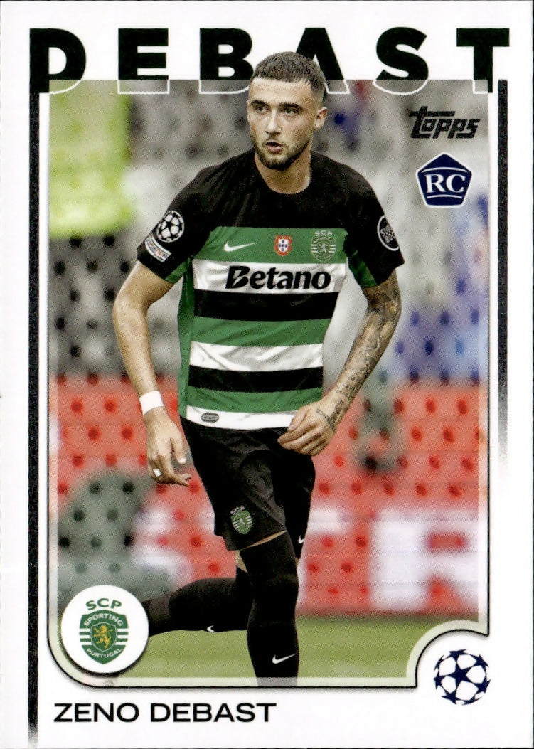 2024-25 Topps UEFA Club Competitions - Base #177 Zeno Debast - Sporting Clube De Portugal - A
