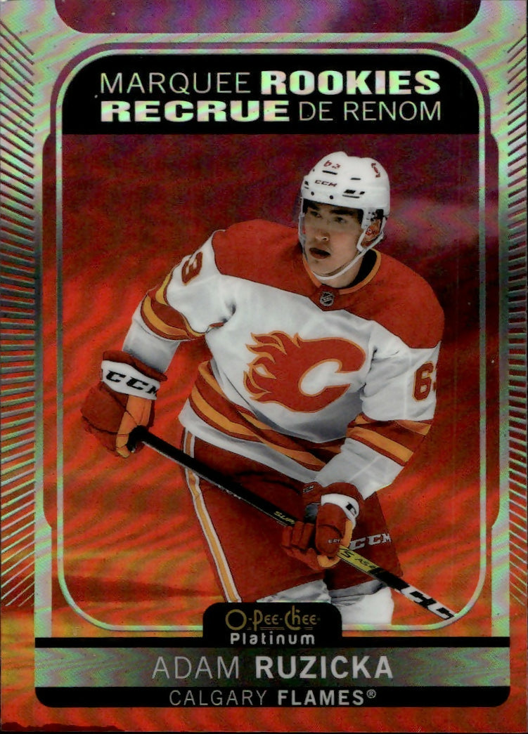 2021-22 Upper Deck O-Pee-Chee Platinum - Base - Sunset #237 Adam Ruzicka - Calgary Flames - A