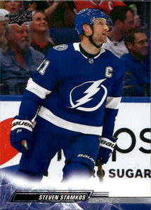 2022-23 Upper Deck Series 2 Hockey - Base #412 Steven Stamkos - Tampa Bay Lightning - A