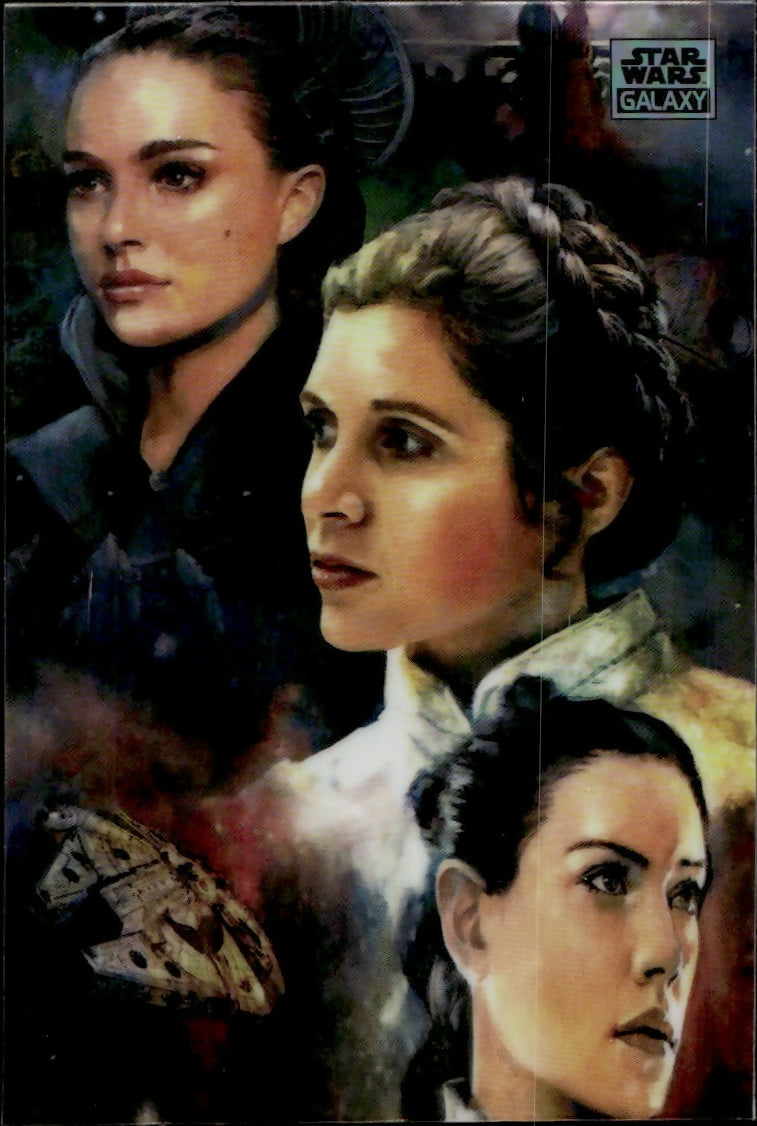 2024 Topps Star Wars Galaxy Chrome - Base - Mini Diamond #47 The Legacy - A