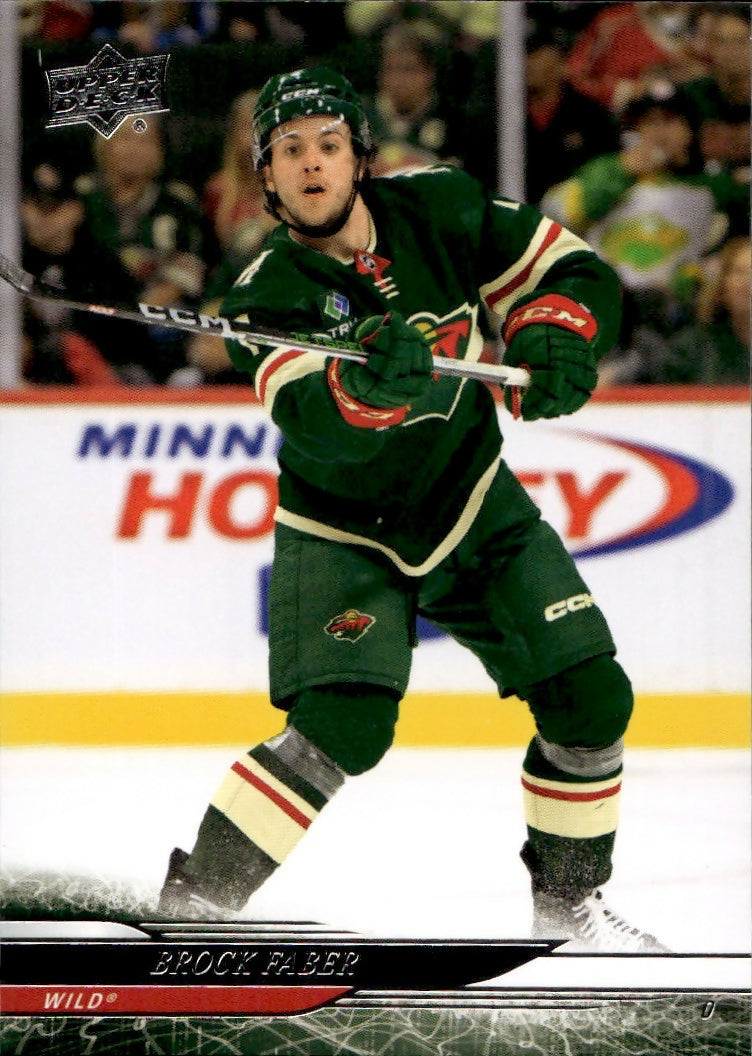 2024-25 Upper Deck Series 1 Hockey - Base #92 Brock Faber - Minnesota Wild - A