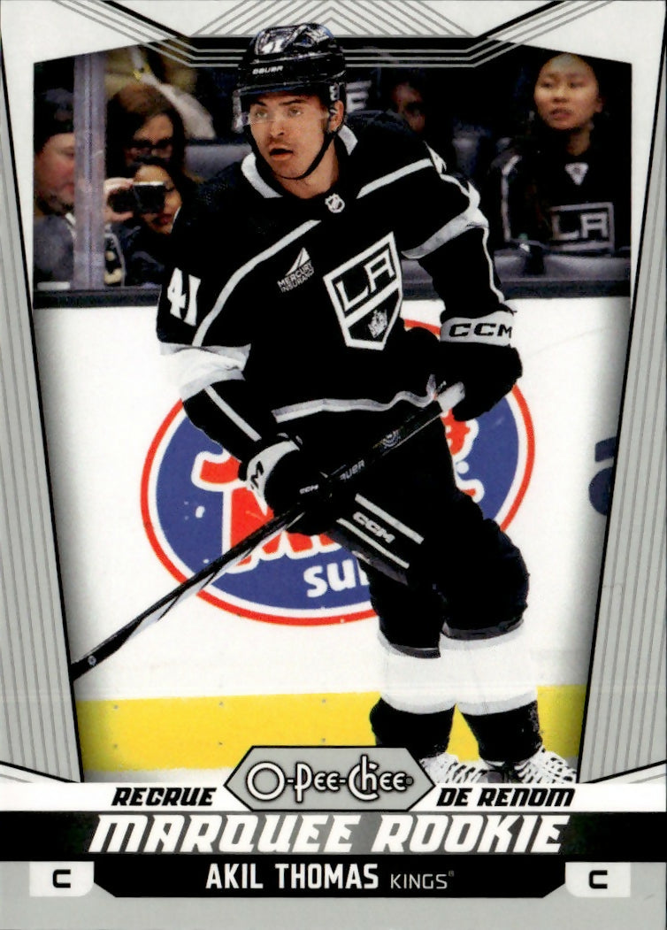 2024-25 Upper Deck O-Pee-Chee - Base - Marquee Rookie #554 Akil Thomas - Los Angeles Kings - A