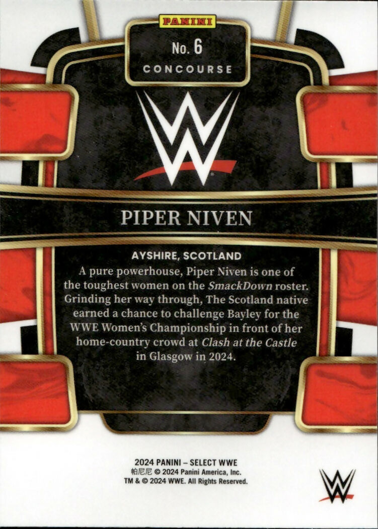 2024 Panini Select WWE - Concourse #6 Piper Niven - B