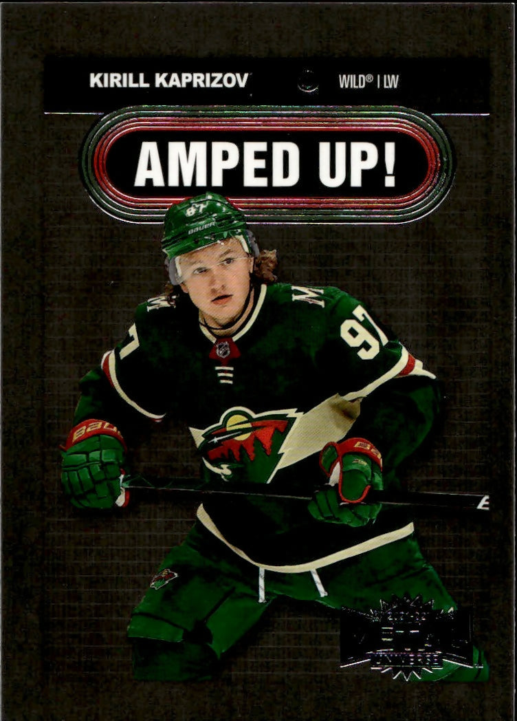 2021-22 Upper Deck Skybox Metal Universe Hockey - Amped Up #AU-8 Kirill Kaprizov - Minnesota Wild - A