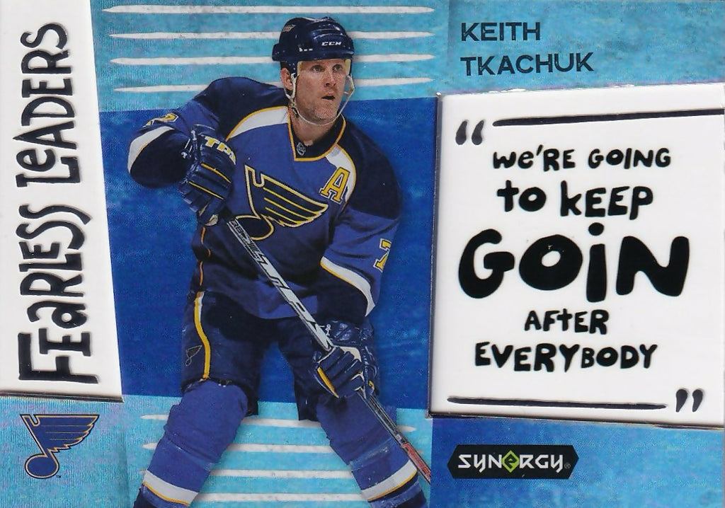 2023-24 Upper Deck Synergy Hockey - Fearless Leaders #LD-11 Keith Tkachuk - St. Louis Blues - A