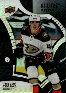 2021-22 Upper Deck Allure Hockey - Base - Rookie - Black  Rainbow #149 Trever Zegras - Anaheim Ducks - A