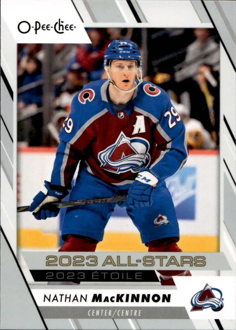 2023-24 Upper Deck O-Pee-Chee Hockey - Base - 2023 All Stars #531 Nathan MacKinnon - Colorado Avalanche - A
