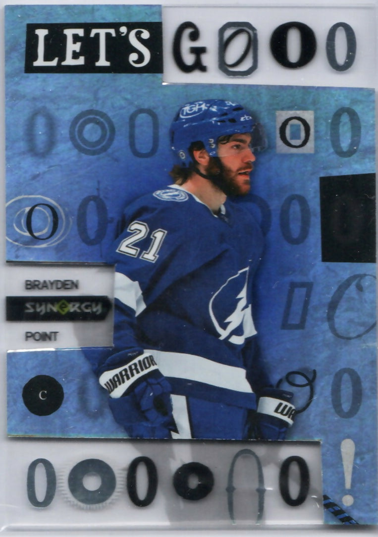 2023-24 Upper Deck Synergy Hockey - Let's Goooo! #106 Brayden Point - Tampa Bay Lightning - A