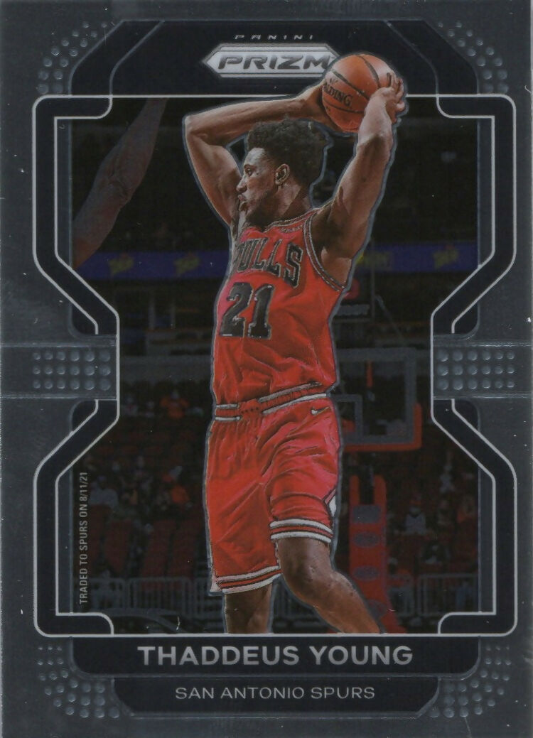 2021-22 Panini Prizm Basketball - Base # 118 Taddeus Young - San Antonio Spurs