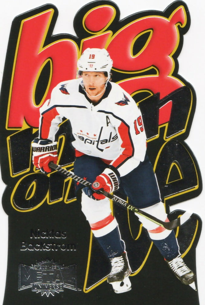 2021-22 Upper Deck Skybox Metal Universe - Big Man On ice #BM-37 Nicklas Backstrom - Washington Capitals - A