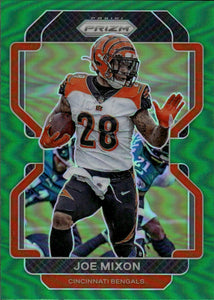 2021 Panini Prizm Football Base - Green Prizm #274 Joe Mixon Cincinnati Bengals - A