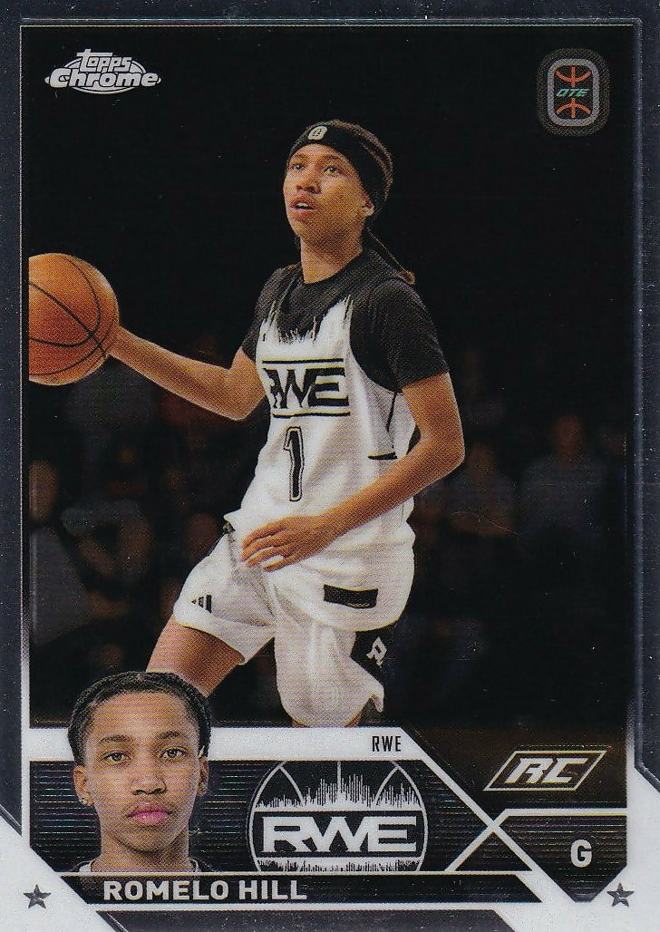 2023-24 Topps Chrome OTE Overtime Elite - Base #84 Romelo Hill - RWE - A