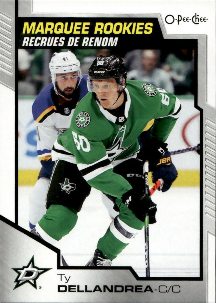 2020-21 Upper Deck O-Pee-Chee Hockey - Base - Marquee Rookies #632 Ty Dellandrea - Dallas Stars - A