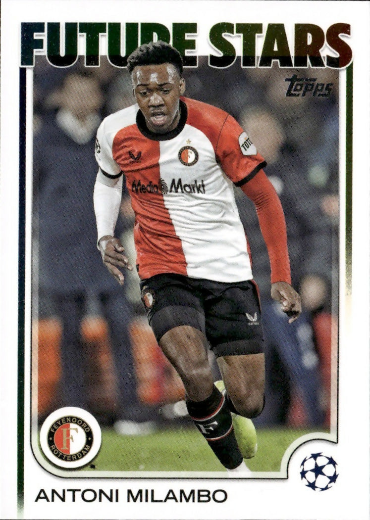 2024-25 Topps UEFA Club Competitions - Base #126 Antoni Milambo - Feyenoord - A