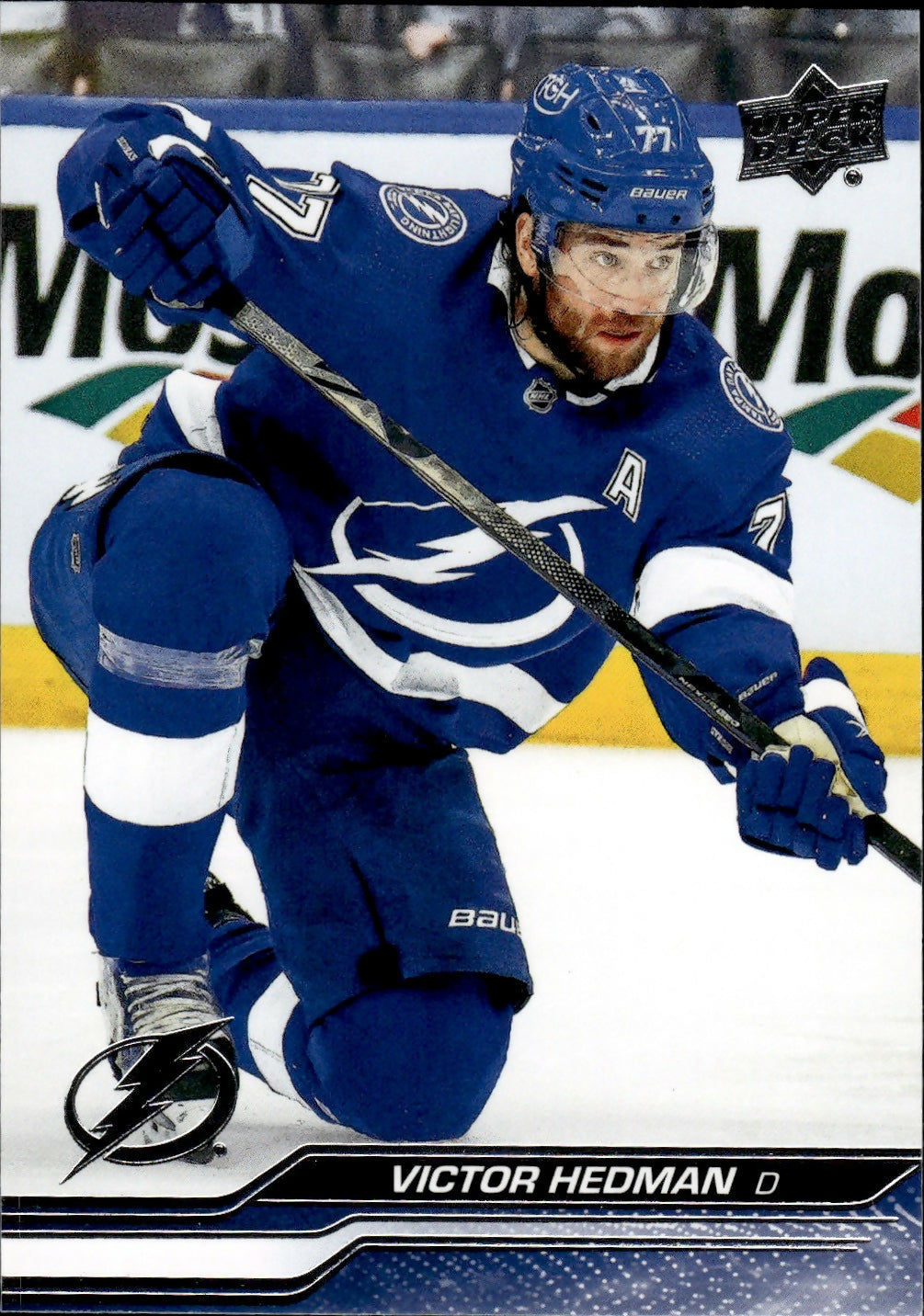 2023-24 Upper Deck Series 2 Hockey - Base #415 Victor Hedman - Tampa Bay Lightning