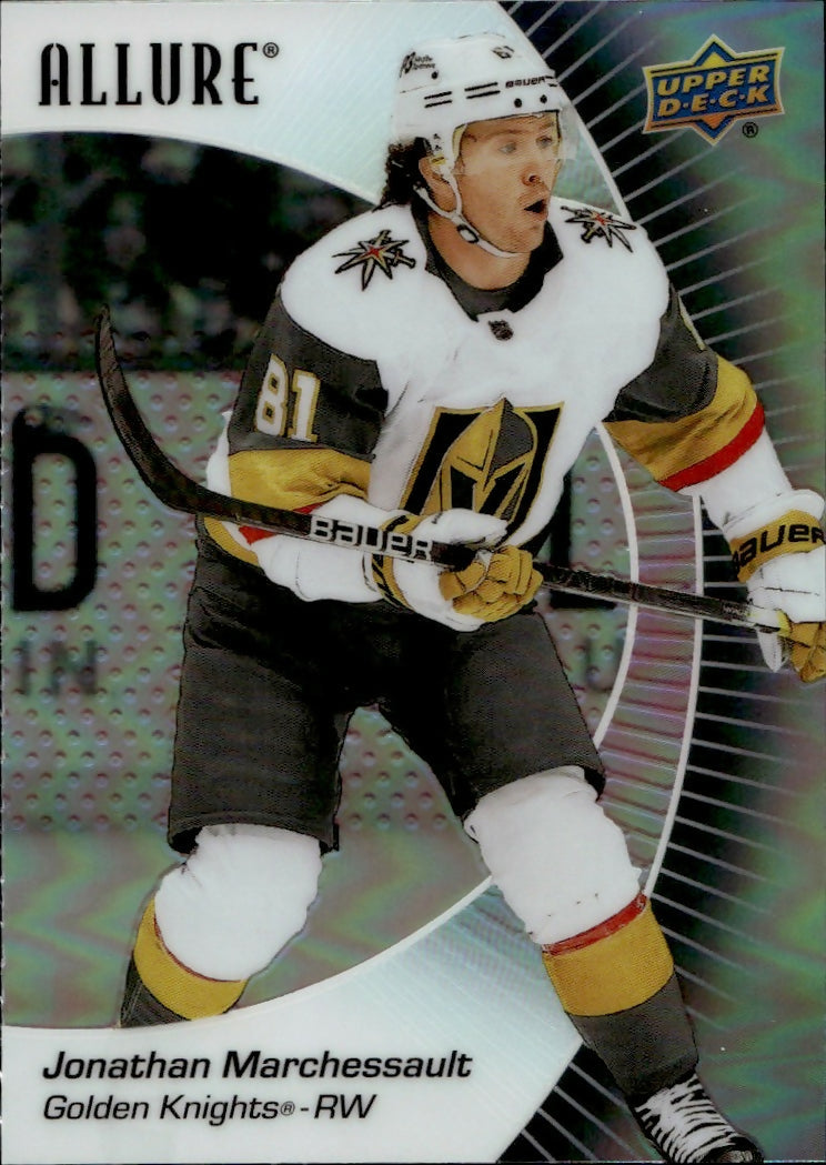 2023-24 Upper Deck Allure Hockey - Base - Black Rainbow #92 Jonathan Marchessault - Vegas Golden Knights - A