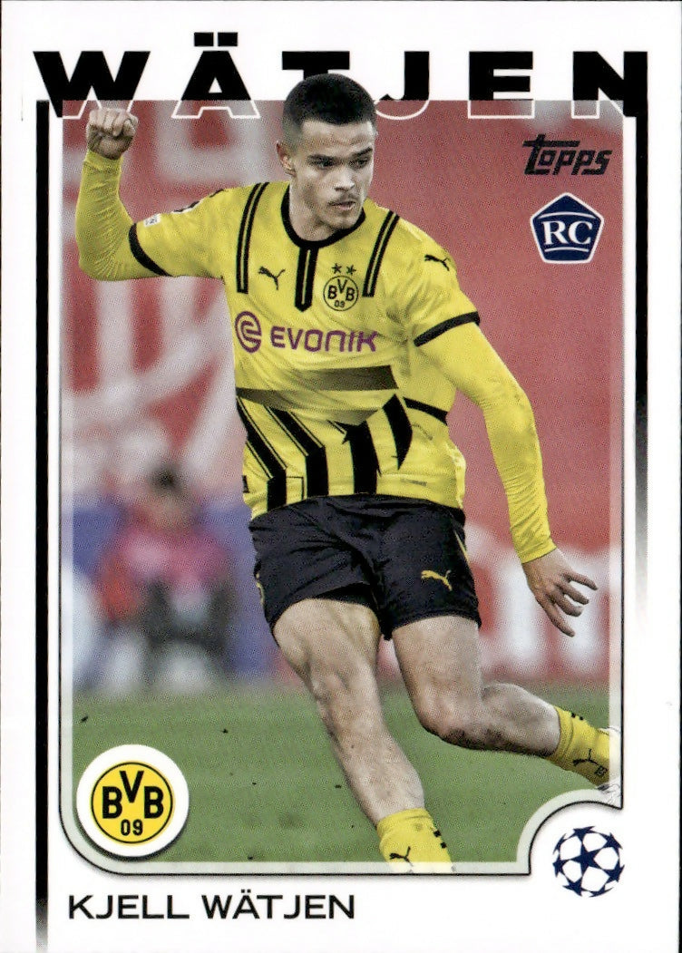 2024-25 Topps UEFA Club Competitions - Base #118 Kjell Watjen - Borussia Dortmund - A