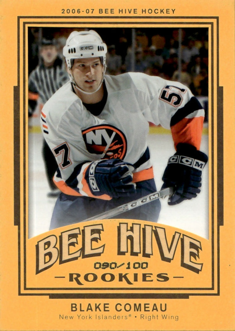 2006-07 Upper Deck - Bee Hive Hockey - Base - Matte :100 #135 Blake Comeau - New York Islanders - A