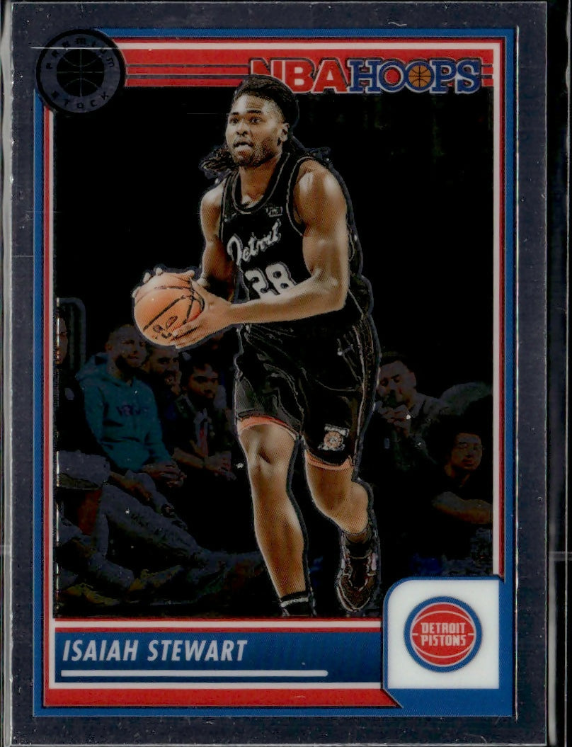 2023-24 Panini NBA Hoops Premium Stock - Base #161 Isiah Stewart - Detroit Pistons - A