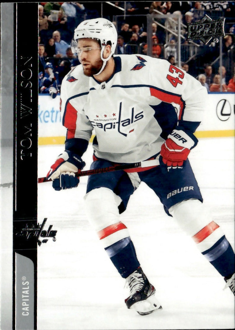 2020-21 Upper Deck Series 2 Hockey - Base #442 Tom Wilson - Washington Capitals - A
