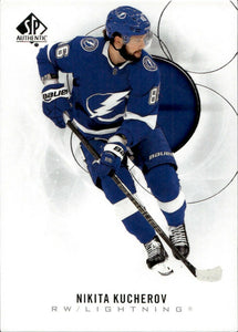 2020-21 Upper Deck Sp Authentic Hockey - Base #56 Nikita Kucherov - Tampa Bay Lightning - A