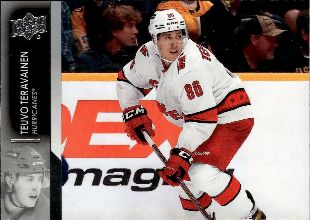 2021-22 Upper Deck Series 2 Hockey - Base #287 Teuvo Teravainen - Carolina Hurricanes - A