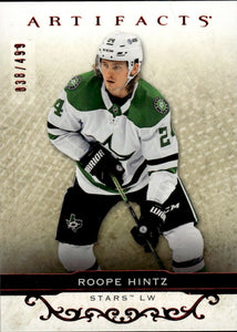 2021-22 Upper Deck Artifacts Hockey - Base - Red :499 #84 Roope Hintz - Dallas Stars - A