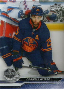 2023-24 Upper Deck Series 2 Hockey - Base - Clear Cut #320 Darnell Nurse - Edmonton Oilers