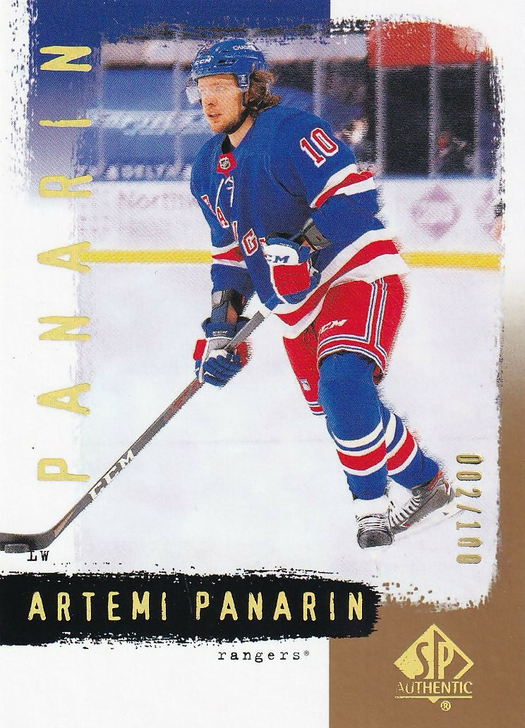 2020-21 SP Authentic 2000-01 Retro Spectrum #R83 Artemi Panarin New York Rangers