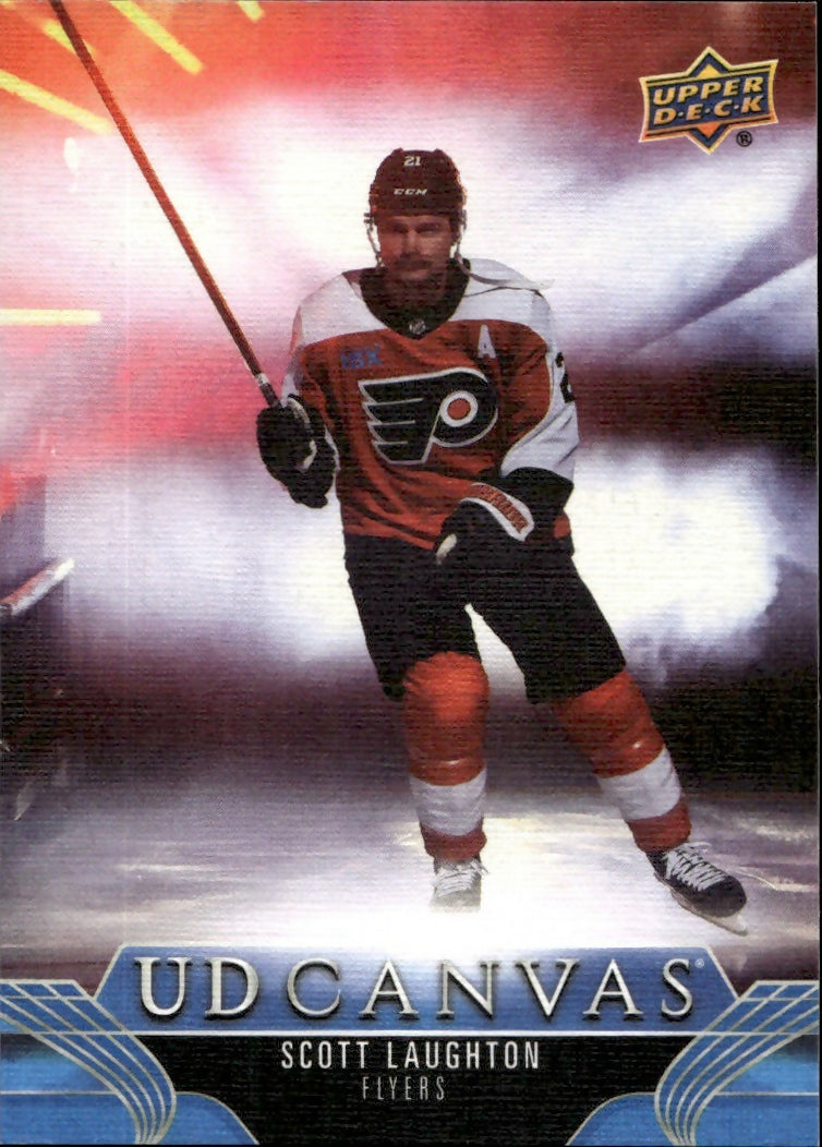 2023-24 Upper Deck Extended Series Hockey - UD Canvas - #C338 Scott Laughton - Philadelphia Flyers - A