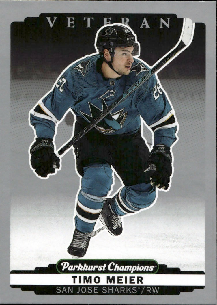 2022-23 Upper Deck Parkhurst Champions - Base - Silver #256 Timo Meier - San Jose Sharks - A