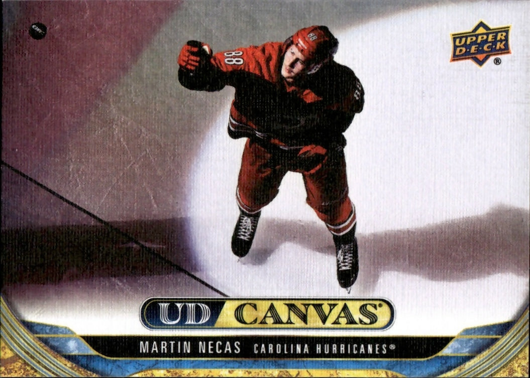 2024-25 Upper Deck Series 1 Hockey - UD Canvas #C-43 Martin Necas - Carolina Hurricanes - A