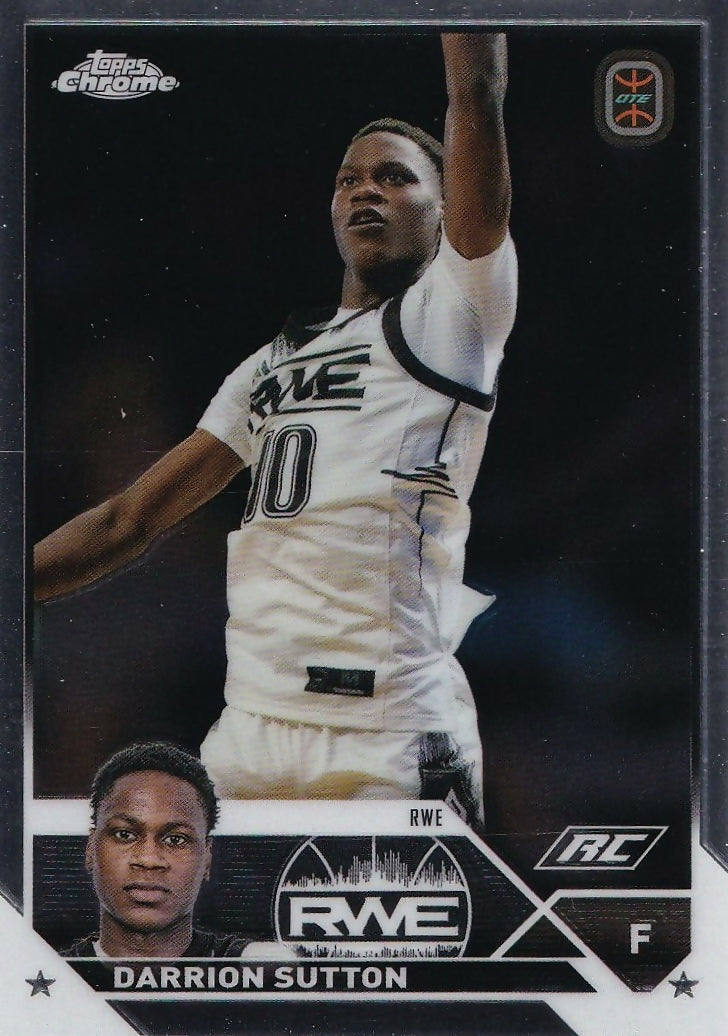 2023-24 Topps Chrome OTE Overtime Elite - Base #57 Darrion Sutton - RWE - A