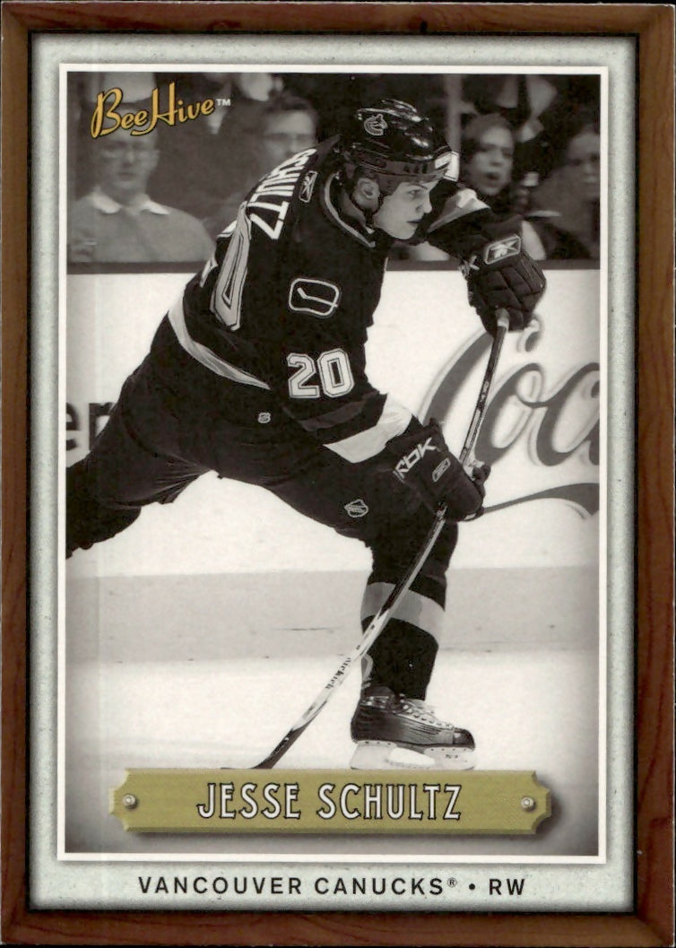 2006-07 Upper Deck - Bee Hive Hockey - Base #157 Jesse Schultz - Vancouver Canucks - A