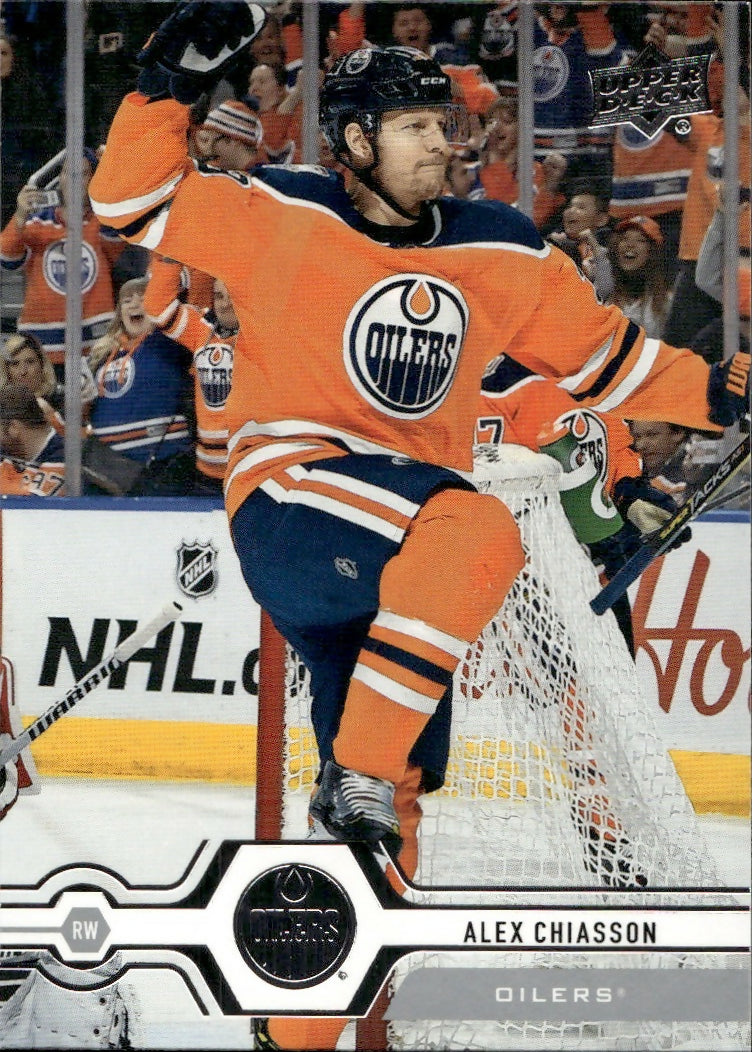 2019-20 Upper Deck Series 1 Hockey - Base #187 Alex Chiasson - Edmonton Oilers