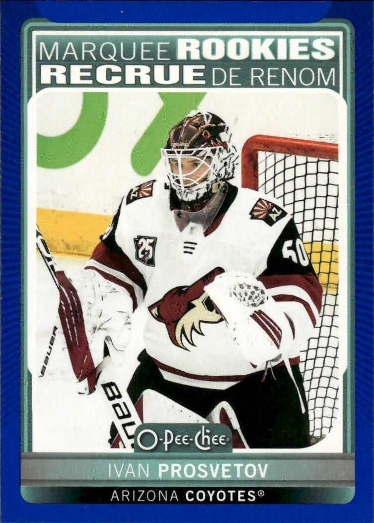 2021-22 Upper Deck Series 2 - O-Pee-Chee Update - Blue Border #631 Ivan Prosvetov - Arizona Coyotes - A