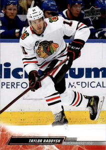 2022-23 Upper Deck Series 2 Hockey - Base #293 Taylor Raddysh - Chicago Blackhawks - A