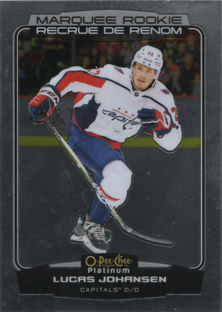 2022-23 Upper Deck O-Pee-Chee Platinum Hockey - Base - Marquee Rookie #269 Lucas Johanson - Washington Capitals