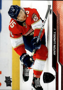 2023-24 Upper Deck Series 2 Hockey - Base #323 Anton Lundell - Florida Panthers