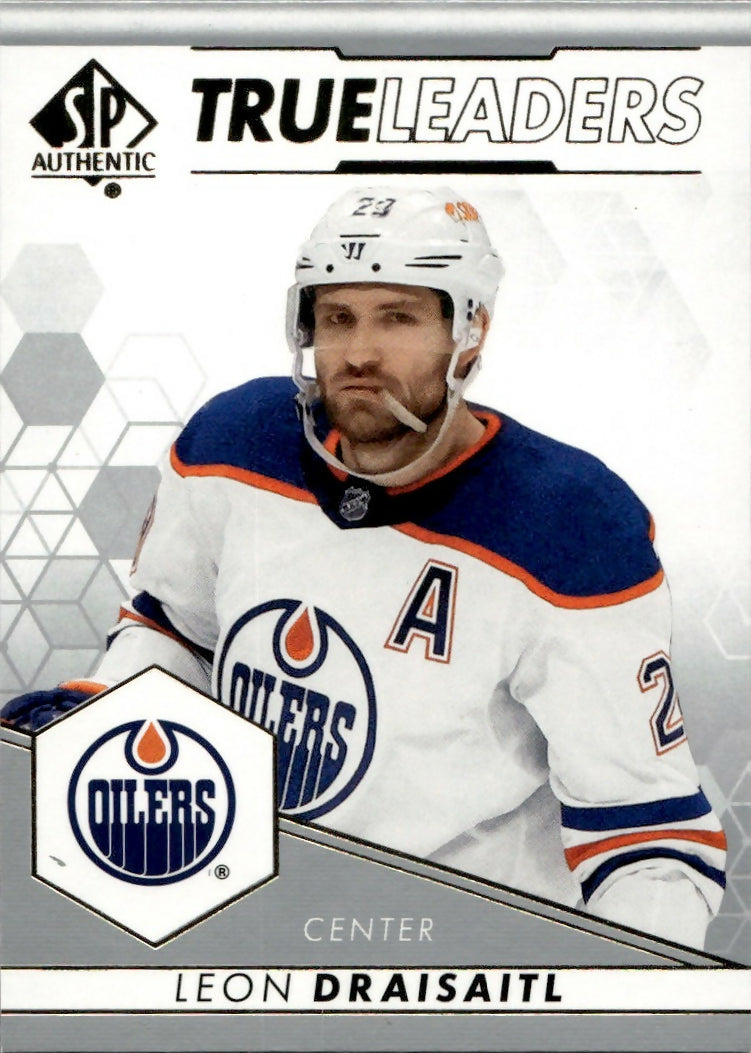 2022-23 Upper Deck SP Authentic Hockey - True Leaders #TL-3 Leon Draisaitl - Edmonton Oilers - A