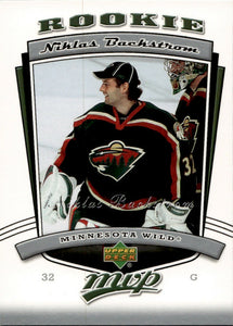 2006-07 Upper Deck MVP Hockey - Base #318 Niklas Backstrom - Minnesota Wild - A