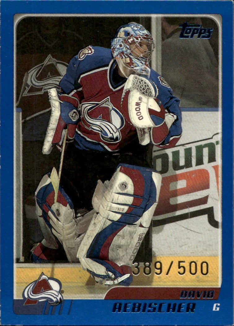 2003-04 O-Pee-Chee - Base - Blue :500 #271 David Aebischer - Colorado Avalanche - A