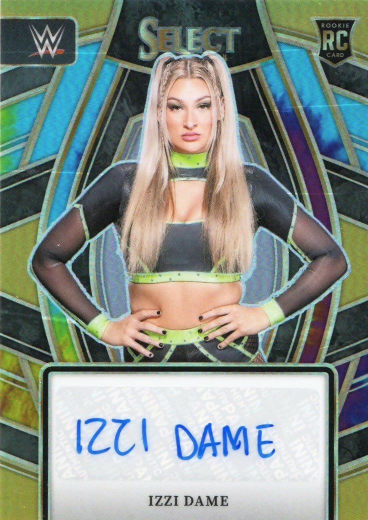 2024 Panini Select WWE - Signature Selections - Tye-Dye :25 #SL-IZD Izzi Dame - A
