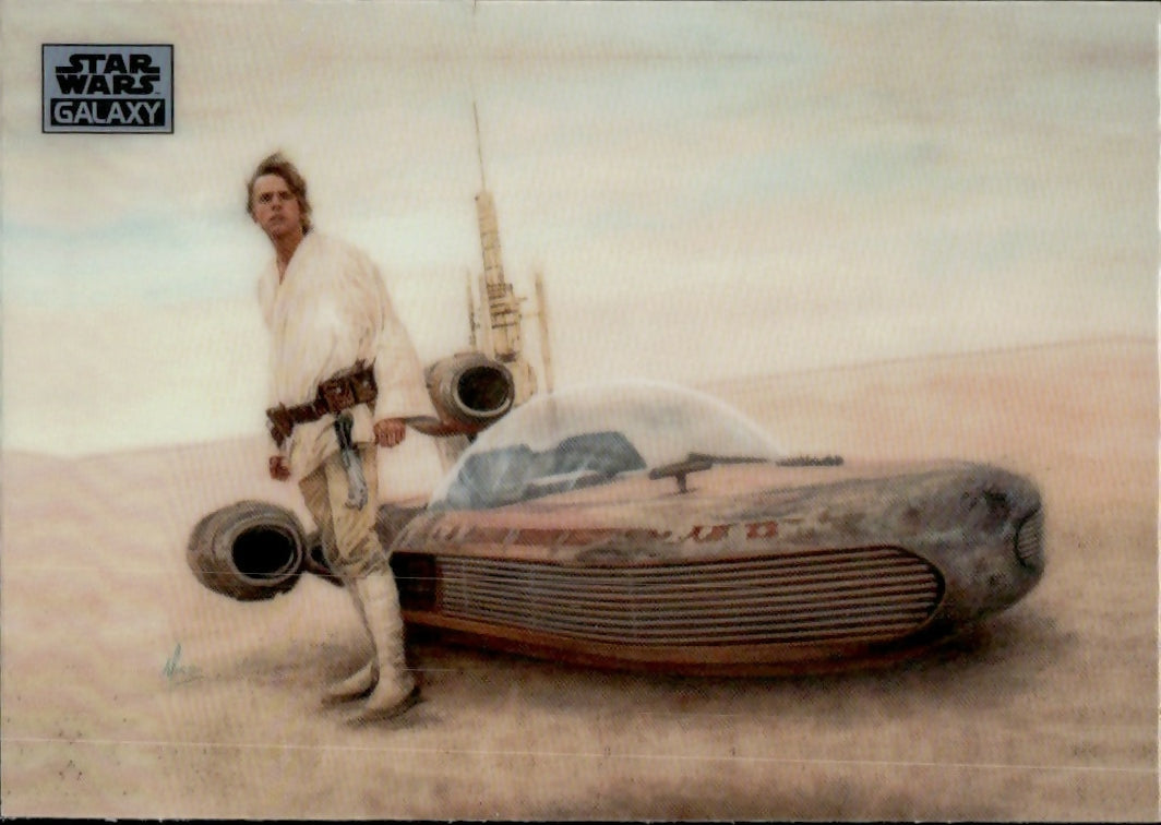 2024 Topps Star Wars Galaxy Chrome - Base - Mini Diamond #51 Passage to Alderaan - A