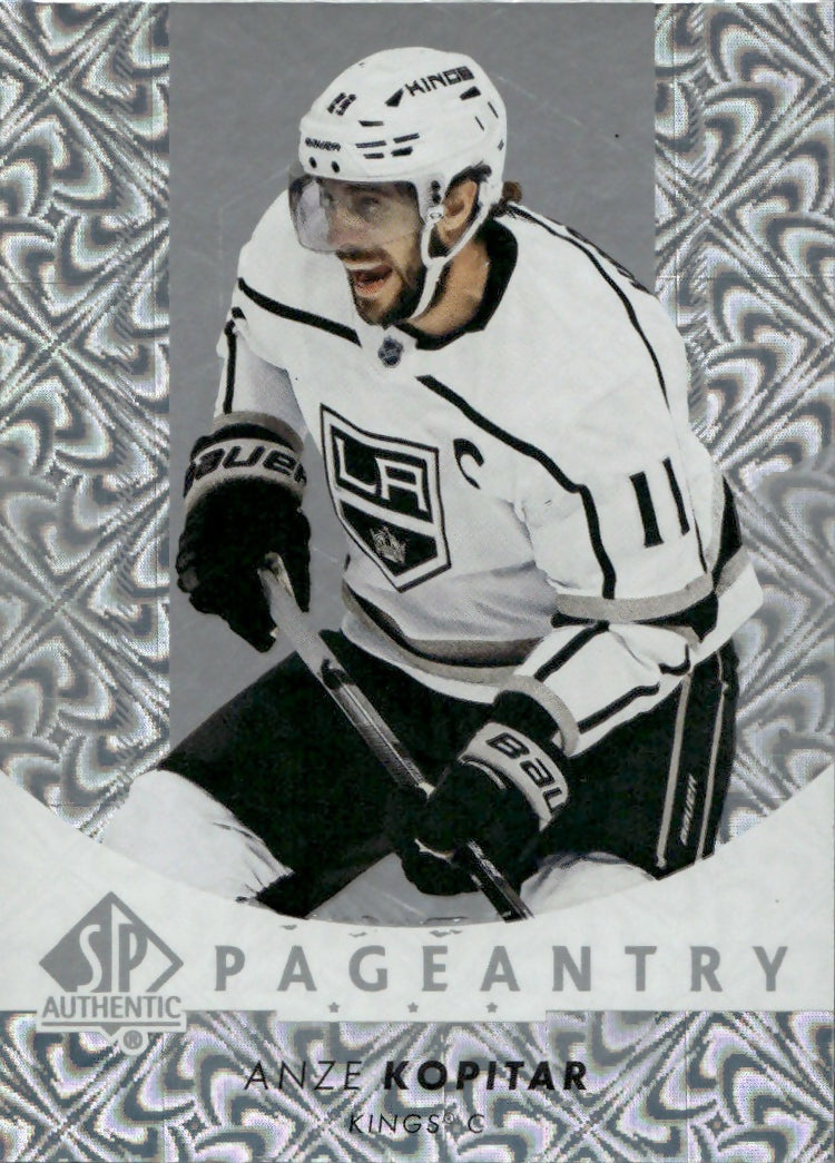 2022-23 Upper Deck SP Authentic Hockey - Pageantry #P-11 Anze Kopitar - Los Angeles Kings - A
